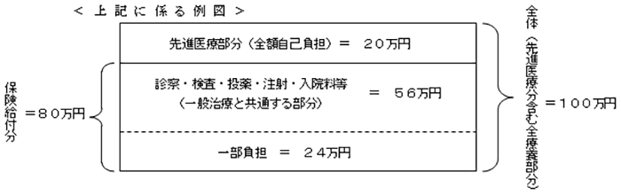 先進医療に係る費用の一例
