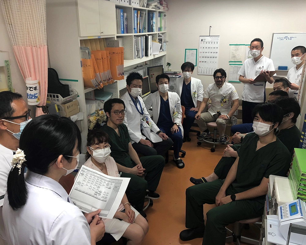 それぞれの領域の専門職種チームとなって医療へ取り組む