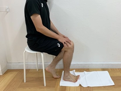 アキレス腱の早期リハビリ_足趾運動