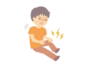 足がつる画像