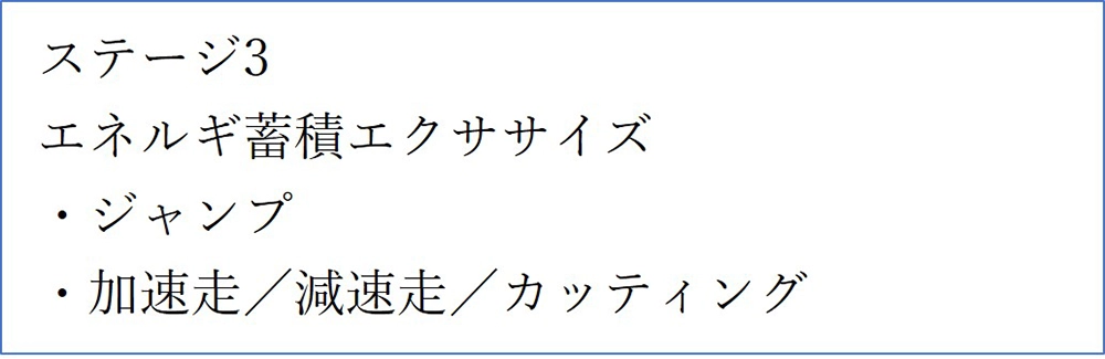 ジャンパー膝リハビリテーション ステージ3