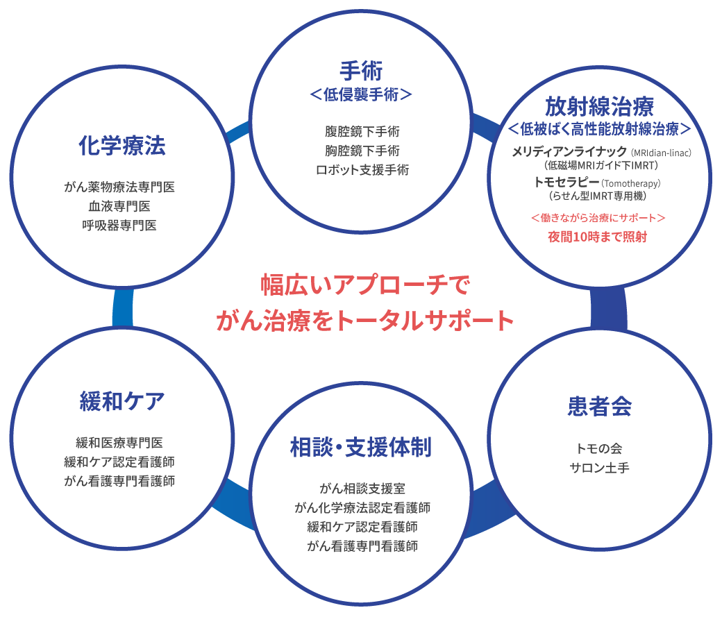 ガン治療サポート図